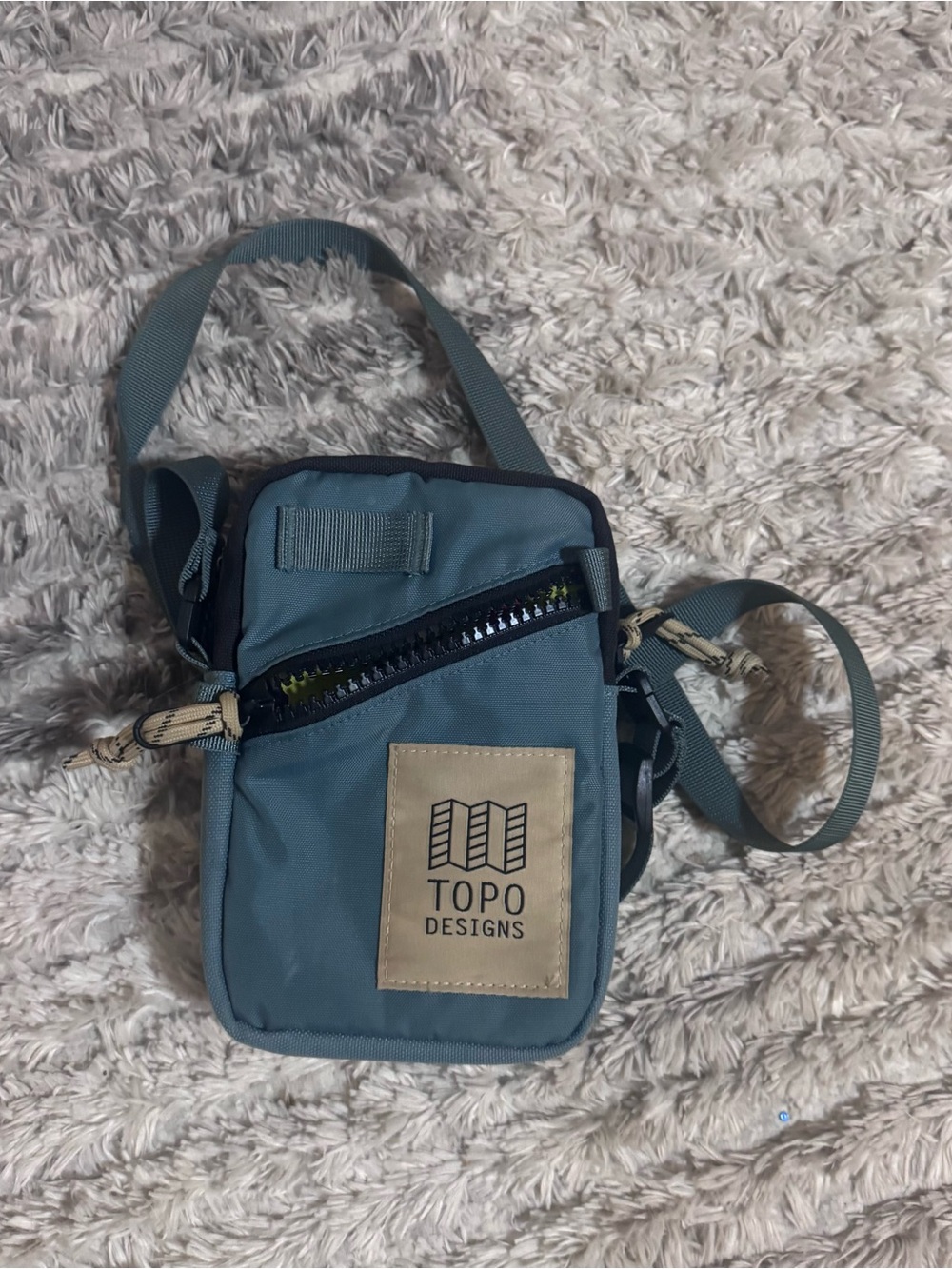 Topo Designs Blue Mini Shoulder Bag